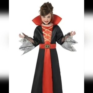 Vampiress Halloween Costume Girls Size Medium 7-8 NEW